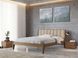 Кровать Токио с мягким изголовьем 50 ЛЕВ Бук натуральный 90х190 см RD1751-10 фото 1