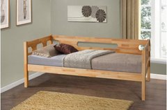 Ліжко односпальне С'юзі Мікс Меблі 90х200 см Бук натуральний Бук натуральний