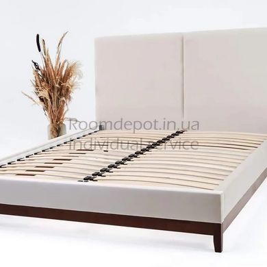 Кровать Кальяри с мягким изголовьем ЛЕВ 140х200 см Категория ткани 1  RD2863-4 фото