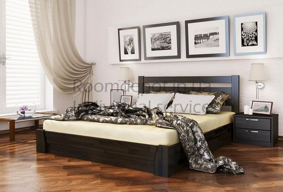 Кровать с механизмом Селена Эстелла 140х190 см Орех темный, Щит Орех темный RD103 фото