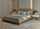 Ліжко Кальярі з м'яким узголів'ям ЛЕВ 160х190 см Категорія тканини 1 RD2863-7 фото 3