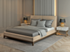 Ліжко Кальярі з м'яким узголів'ям ЛЕВ 160х190 см Категорія тканини 1 RD2863-7 фото 6