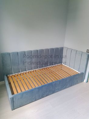 Ліжко Скандинавія з підйомним меxанізмом ЛЕВ 160х200 см Категорія тканини 1  RD2777-6 фото