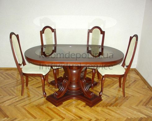 Стол обеденный Мираж 180 РКБ-Мебель Орех темный Орех темный RD756 фото