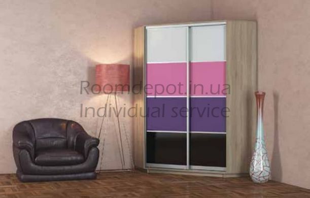 Шкаф-купе угловой 110x220x110x45 см Garant Дуб крафт золотой Дуб крафт золотой RD1373 фото