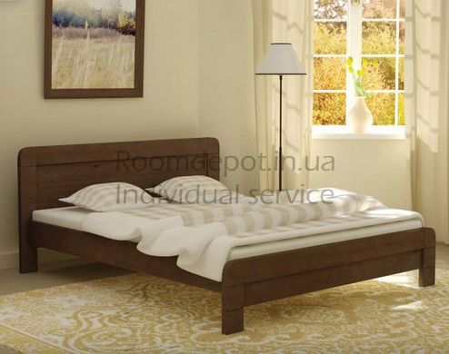 Ліжко дерев'яне Тоскана Горіх темний Roz1421 фото