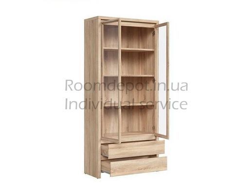 Витрина Каспиан REG2W2S BRW Дуб сонома Дуб сонома RD2121 фото