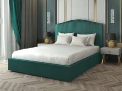 Ліжко Тосканія м'яке з ПМ Зелений Roz2779 фото