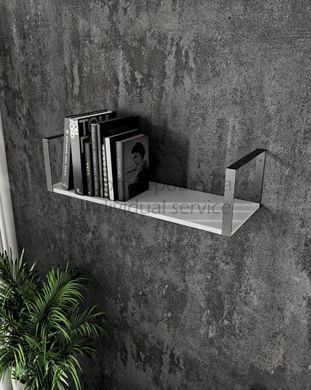 Полка для книг и декора XS 21 квадрат Moreli Белый Белый RD2357 фото