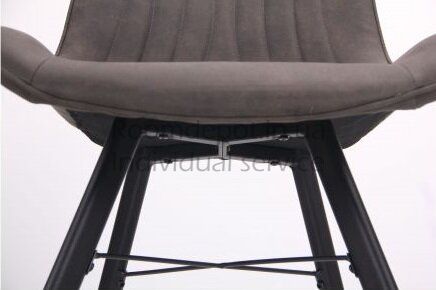 Стілець обідній Hazer чорний/cowboy базальт браун AMF RD1491  RD1491 фото