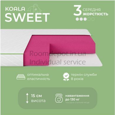 Ортопедический матрас Koala Sweet 70х190 см Ismart  RD2838 фото