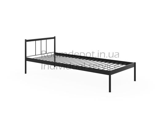 Ліжко Basic 1 Метакам 90х200 см Чорний матовий Чорний матовий RD1846-19 фото