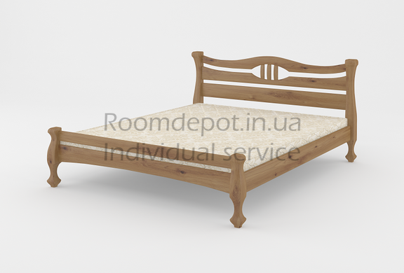 Деревянная кровать Даллас MebiGrand 90х200 см Махонь Махонь RD1423-7 фото