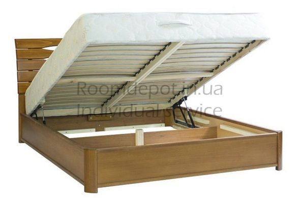 Ліжко з механізмом Марія Мікс Меблі 140х200 см Горіх світлий Горіх світлий RD36-1 фото