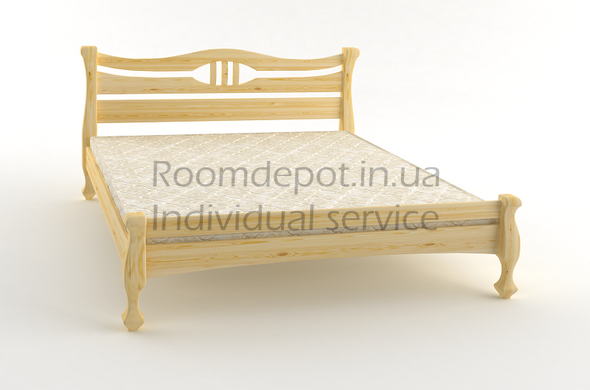 Дерев'яне ліжко Даллас MebiGrand 120х200 см Вільха Вільха RD1423-11 фото