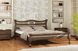 Деревянная кровать Даллас MebiGrand 180х200 см Орех темный RD1423-32 фото 4