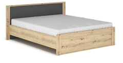 Ліжко Домініка Мебель Сервис 160х200 см Артісан/Сірий Артісан/Сірий RD2516 фото