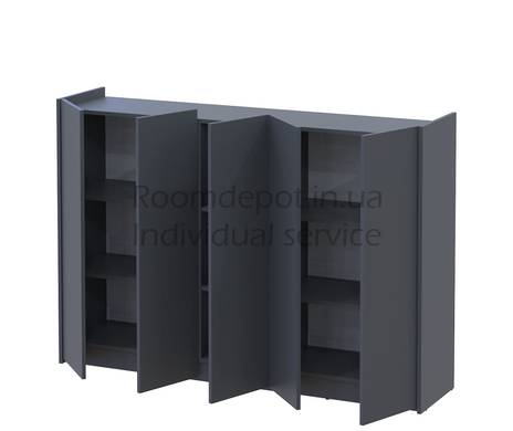 Тумба для обуви Кассель 5 Doros Графит 41516219 Графит RD1520 фото
