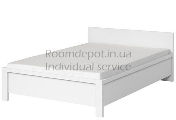 Ліжко Крістіна LOZ/160 BRW 160х200 см ДСП Білий/Білий глянець RD2314 фото