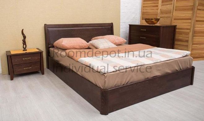Ліжко Сіті з фільонкою з підйомним механізмом Олімп 160х190 см Венге Венге RD1246-12 фото