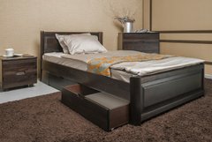 Ліжко Марго з фільонкою з ящиками Олімп 140х200 см Венге Венге RD340-33 фото