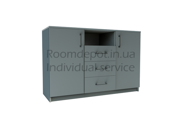 Комод в гостиную К120/80/3Ш+2Д Garant Нимфея альба Нимфея альба RD3267 фото