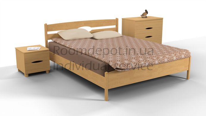 Ліжко Ликерія Люкс Мікс Меблі 120х200 см Венге Венге RD52-10 фото