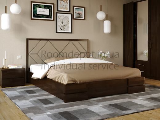 Ліжко Тіффані з підйомним механізмом Арбор Древ Сосна 160х190 см Горіх Горіх RD2662-33 фото