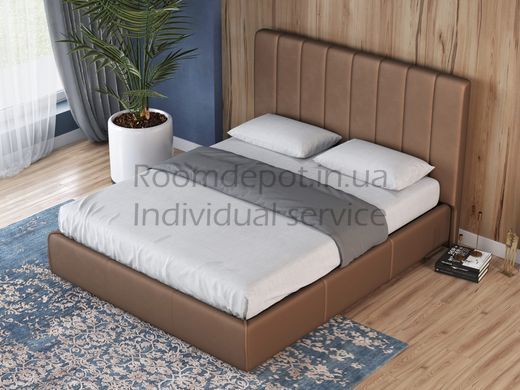 Ліжко Венеція м'яке з ПМ Синій Roz1742 фото