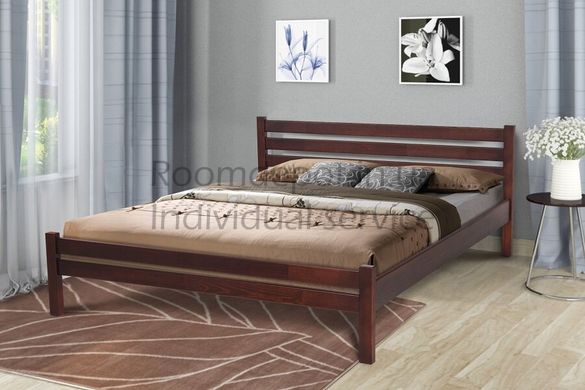 Кровать деревянная Эко Микс Мебель 160х200 см Орех темный Орех темный RD1880 фото