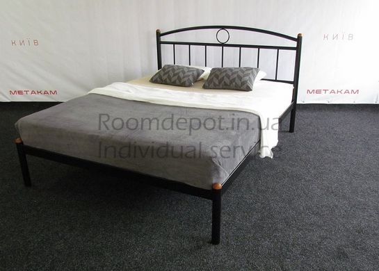 Кровать Инга Метакам 180х200 см Черный матовый Черный матовый RD84-31 фото