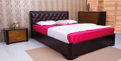 Кровать Милена мягкая Олимп 140х190 см Венге Венге RD344-55 фото