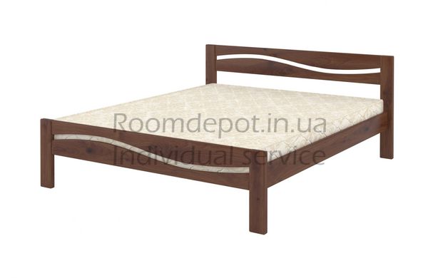 Дерев'яне ліжко Неаполь MebiGrand 180х190 см Горіх світлий Горіх світлий RD1366-46 фото
