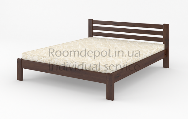 Кровать деревянная Колумбия Орех темный Roz2683 фото