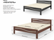 Деревянная кровать Неаполь MebiGrand 180х190 см Орех темный RD1366-45 фото 4