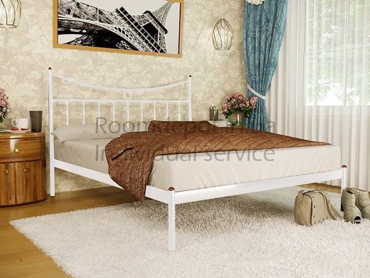 Кровать Париж 1 Метакам 160х190 см Бежевый Бежевый RD91-34 фото