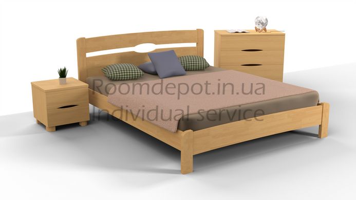 Кровать без изножья Каролина Микс Мебель 160х200 см Венге Венге RD44-18 фото