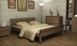 Деревянная кровать Верона MebiGrand 90х200 см Орех темный RD1420 фото 2
