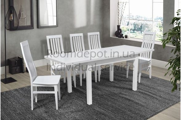 Стол обеденный Бронкс Микс Мебель Белый Белый RD1862 фото