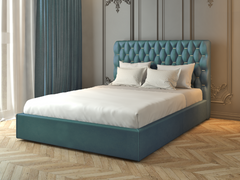 Ліжко Анталія з підйомним меxанізмом ЛЕВ 90х200 см Категорія тканини 1  RD2776 фото