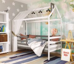 Ліжко дитяче хатинка Том Арбор Древ Сосна 80х190 см Вільха Вільха RD2346 фото