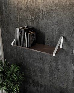Полка для декора и книг XT 28 треугольник Moreli Белый Белый RD433 фото