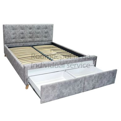 Ліжко з ящиками L004 Rizo Meble 160х200 см  RD1725-1 фото