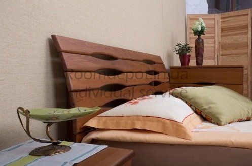 Ліжко Маріта Люкс з ящиками Олімп 160х200 см Венге Венге RD1280-12 фото