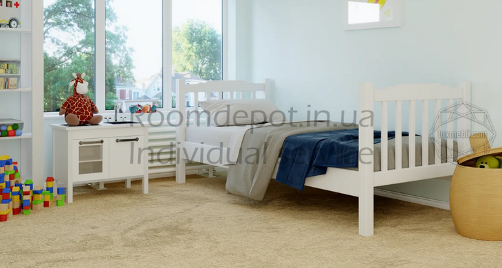 Ліжко Каріна LUX Меблі 80х190 см Венге Венге RD2606-7 фото