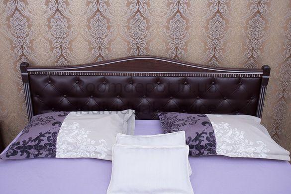 Ліжко з м'якою оббивкою Прованс Мікс Меблі 160х200 см Венге Венге RD29 фото