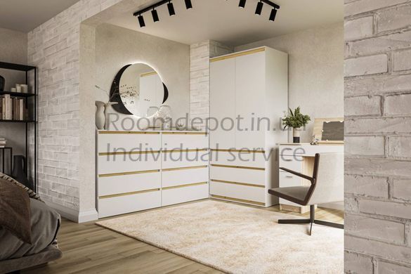 Шафа з полочками Ідея 80х210х57 см Garant  RD2049 фото