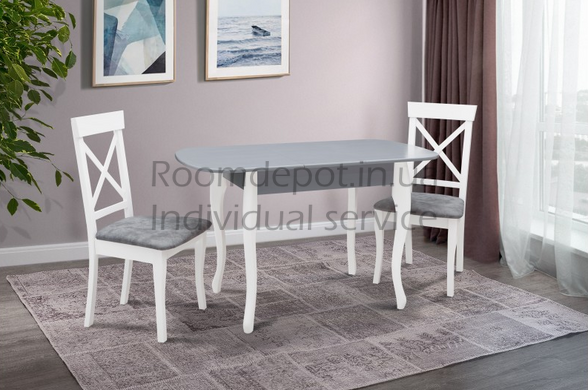 Стол обеденный Кантри Микс Мебель Белый Белый RD630-1 фото