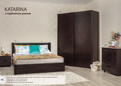 Кровать Катарина премиум с механизмом Олимп 160х200 см Венге Венге RD726-22 фото