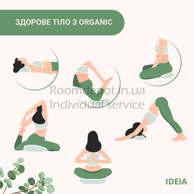 Подушка для йоги и медитации с гречневой лузгой IDEIA 46*25*10 Мятный RD3070 фото